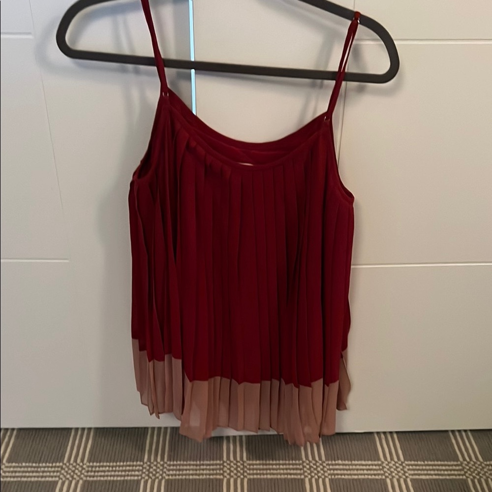 Zimmerman Elegant Red and rose Pleated Women's Top